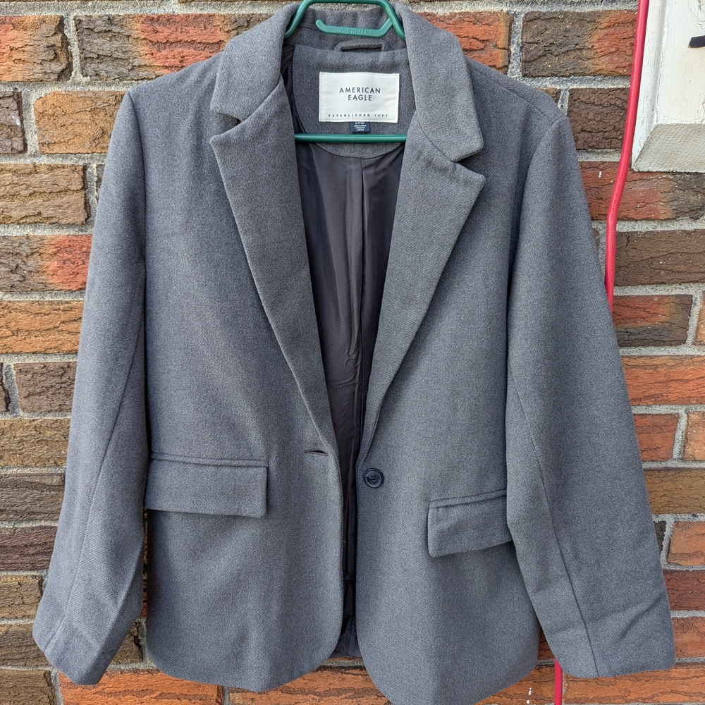 American Eagle Gray Blazer